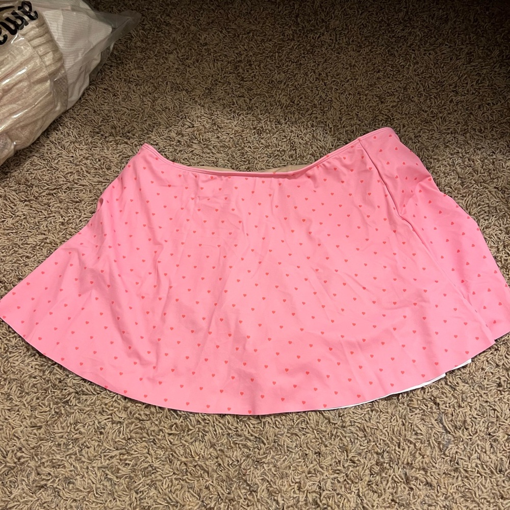 Kortni Jeane Pink Skater Mini Skirt Casual